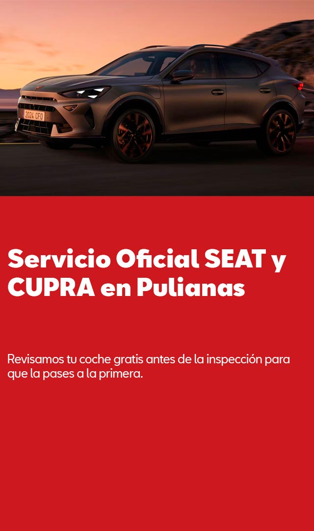 Servicio Oficial SEAT y CUPRA en Pulianas Revisiones oficiales, diagnosis y recambios originales con la garantía de Top Motor